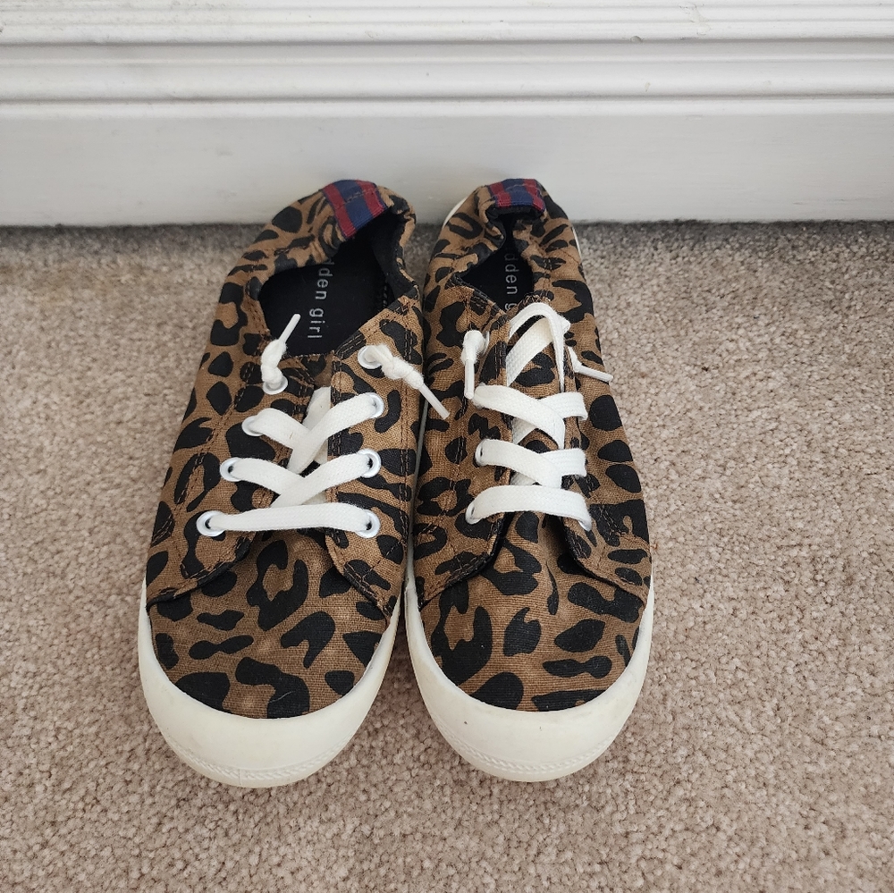 Women's Madden Girl cheetah shoes size 7.5